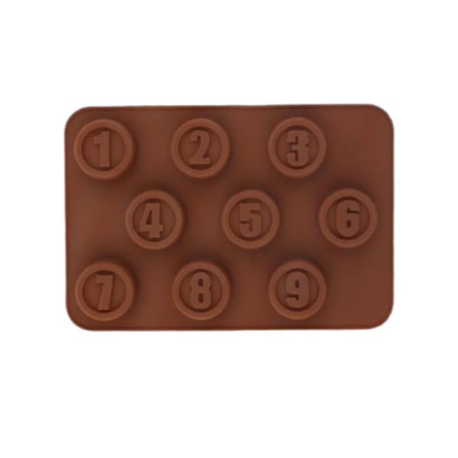 OEM - SET 3 MOLDE DE SILICONA NUMEROS