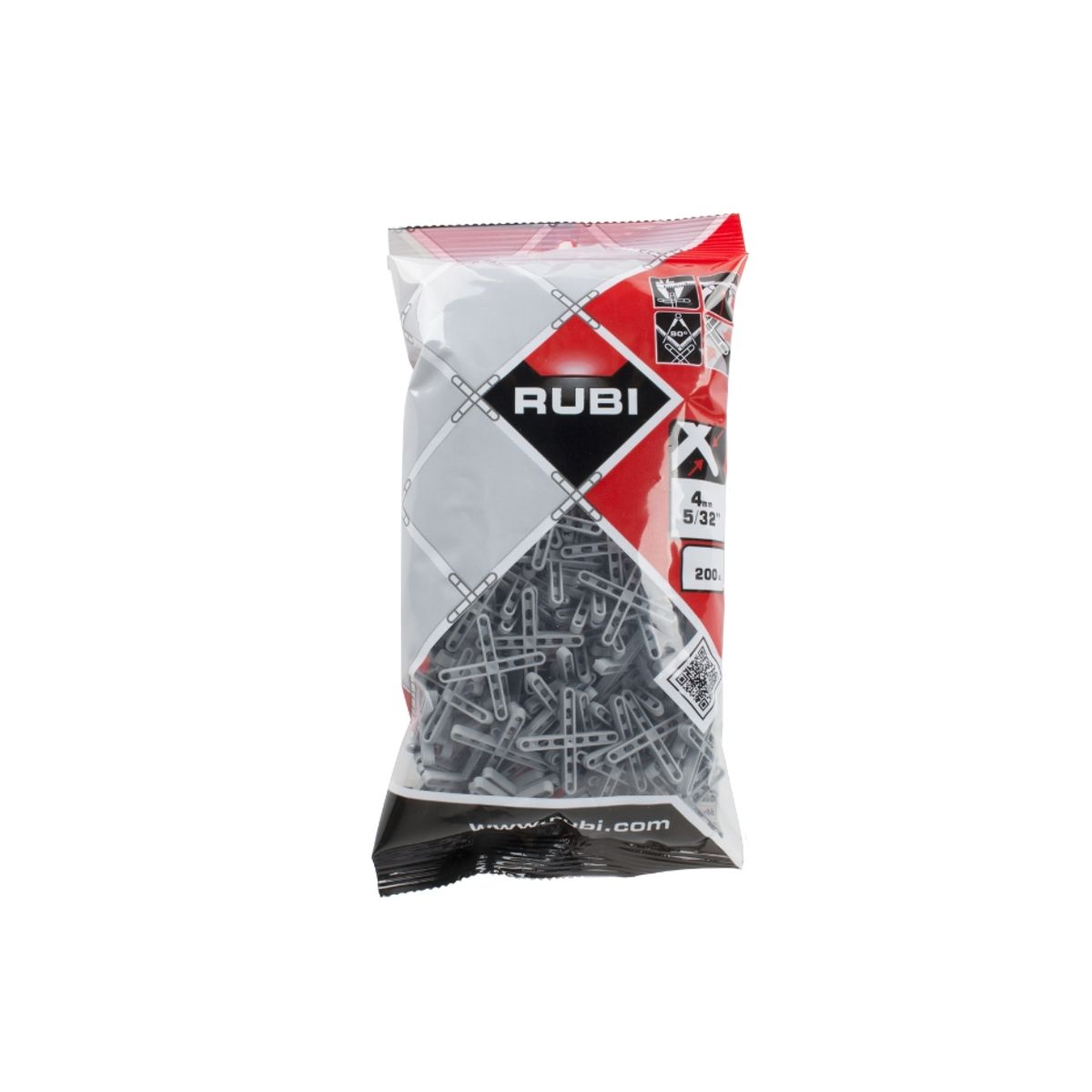 RUBI - Separador Ceramica 4,0 Mm - Bolsa 200 Unidades
