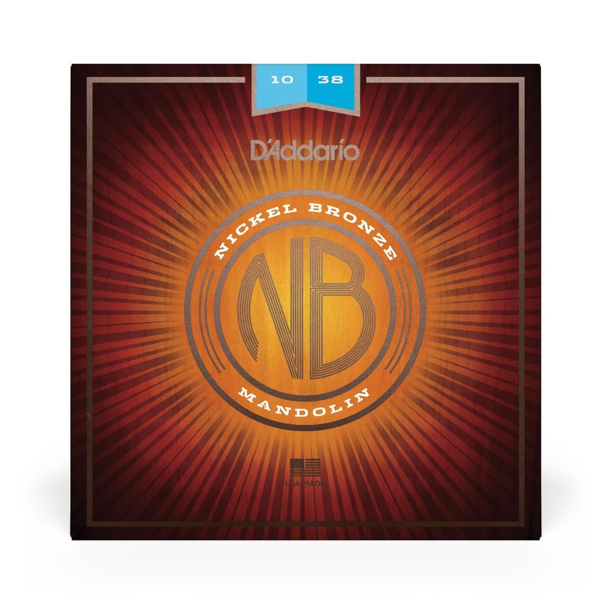 DADDARIO - Set de cuerdas Mandolína Bronze 10-38 NBM1038 Daddario