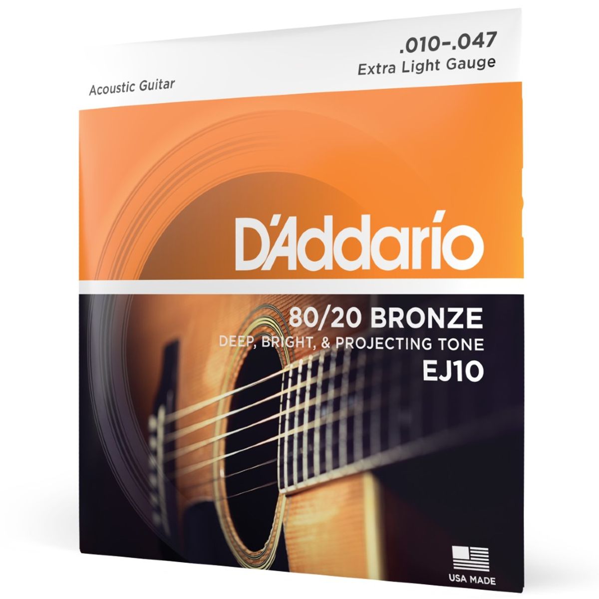 DADDARIO - Set Cuerdas Guitarra Acústica 10-47 EJ10 Daddario