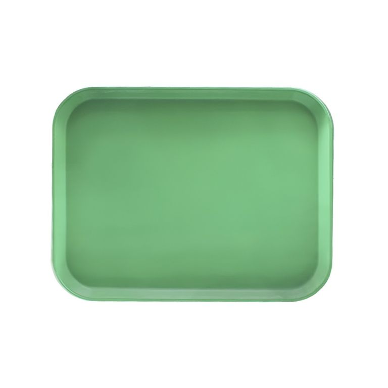 BANDEJA FIBRA DE VIDRIO 35 x 45 CM VERDE PISTACHO