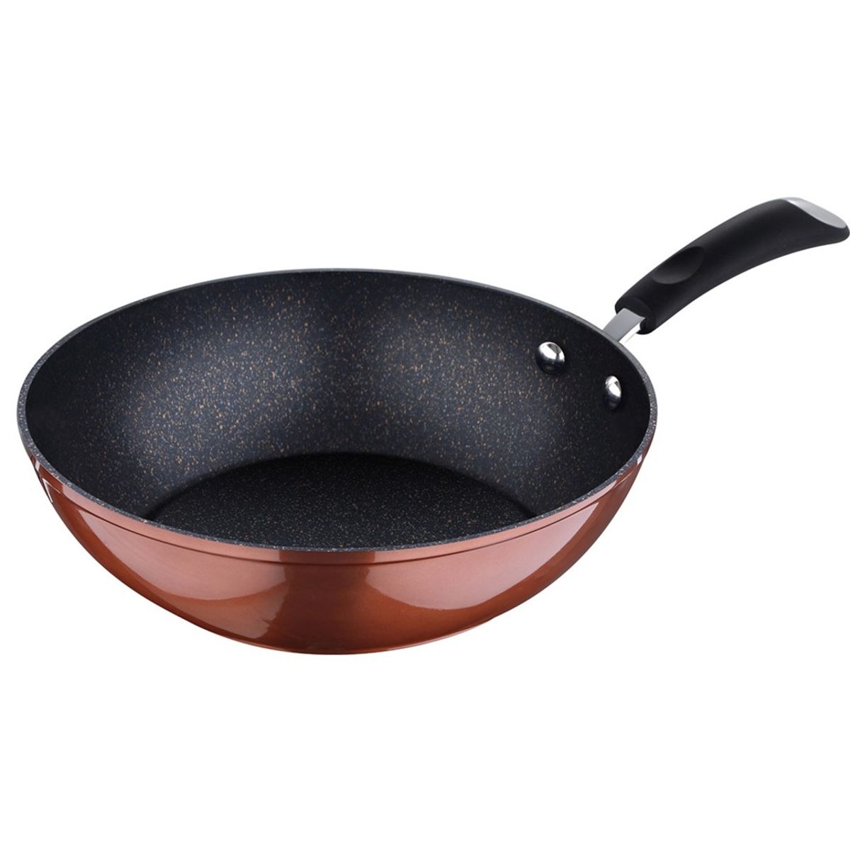 IMAHE - WOK SARTEN 28 X 8 CM ANTIADHERENTE COBRE IMAHE