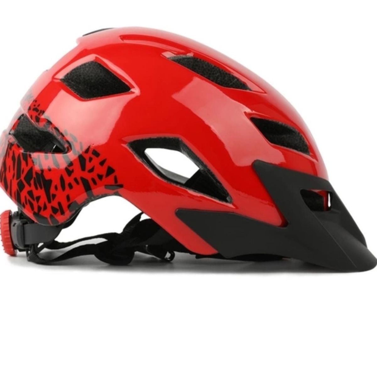 GENERICO - Casco Bicicleta Exclusky Niños Rojo Negro