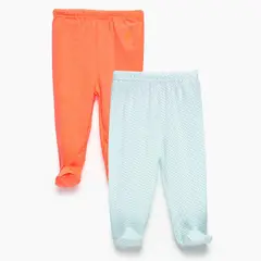 COYOTE KIDS - Pack pantalones flores blanco flúor algodón peruano - Blanco