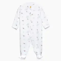 COYOTE KIDS - Enterito ratoncito blanco algodón peruano - Blanco