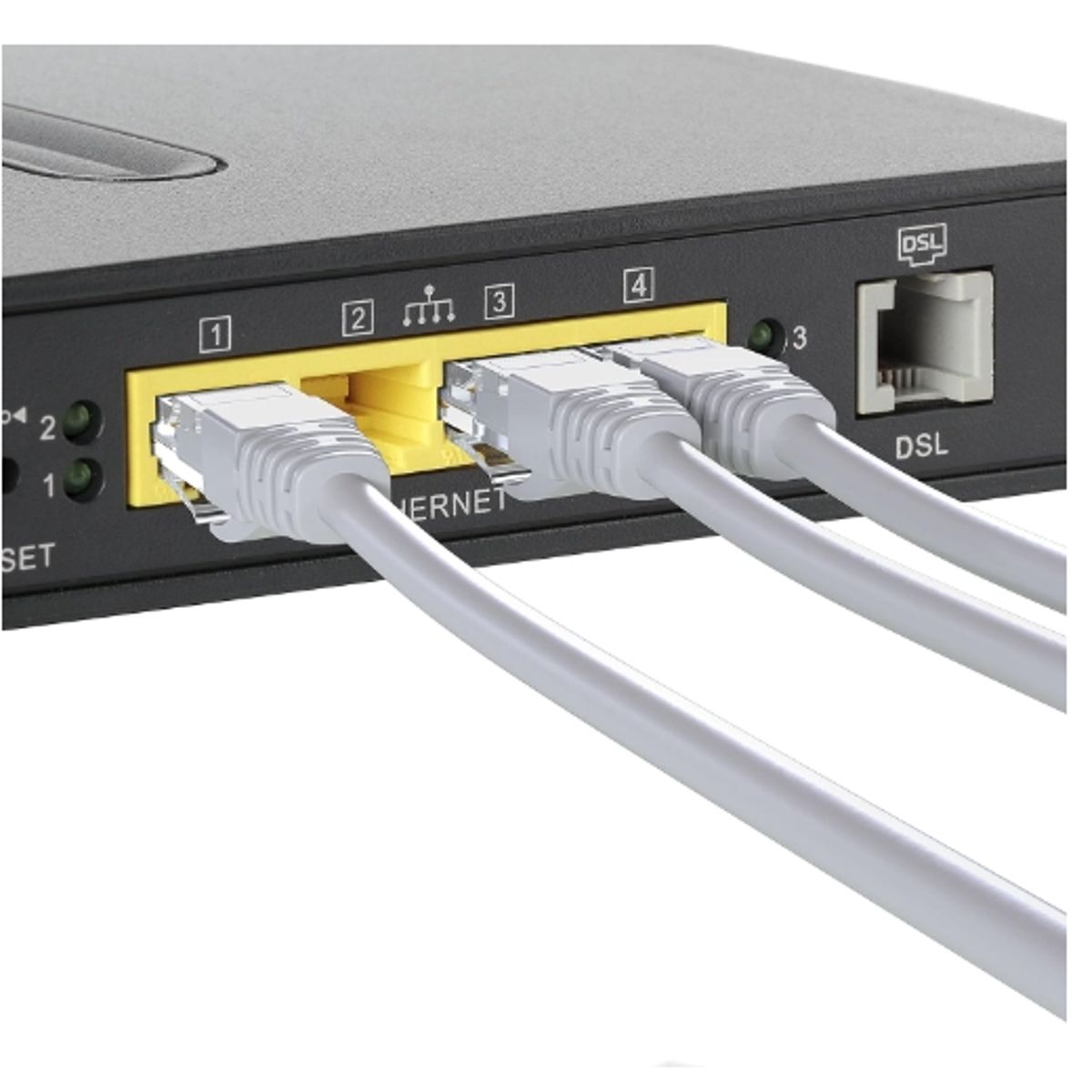 ULINK - Cable de Red RJ45 CAT6 3MTS GRIS