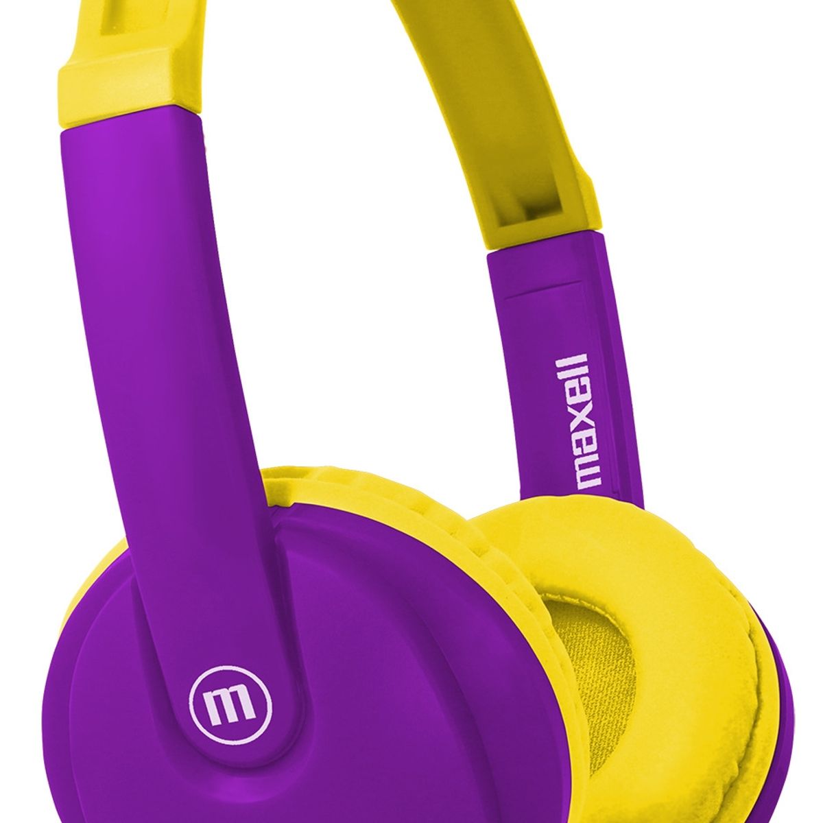 MAXELL - Audífonos Inalámbrico Niño Bluetooth BT-350 Amarillo Purpura