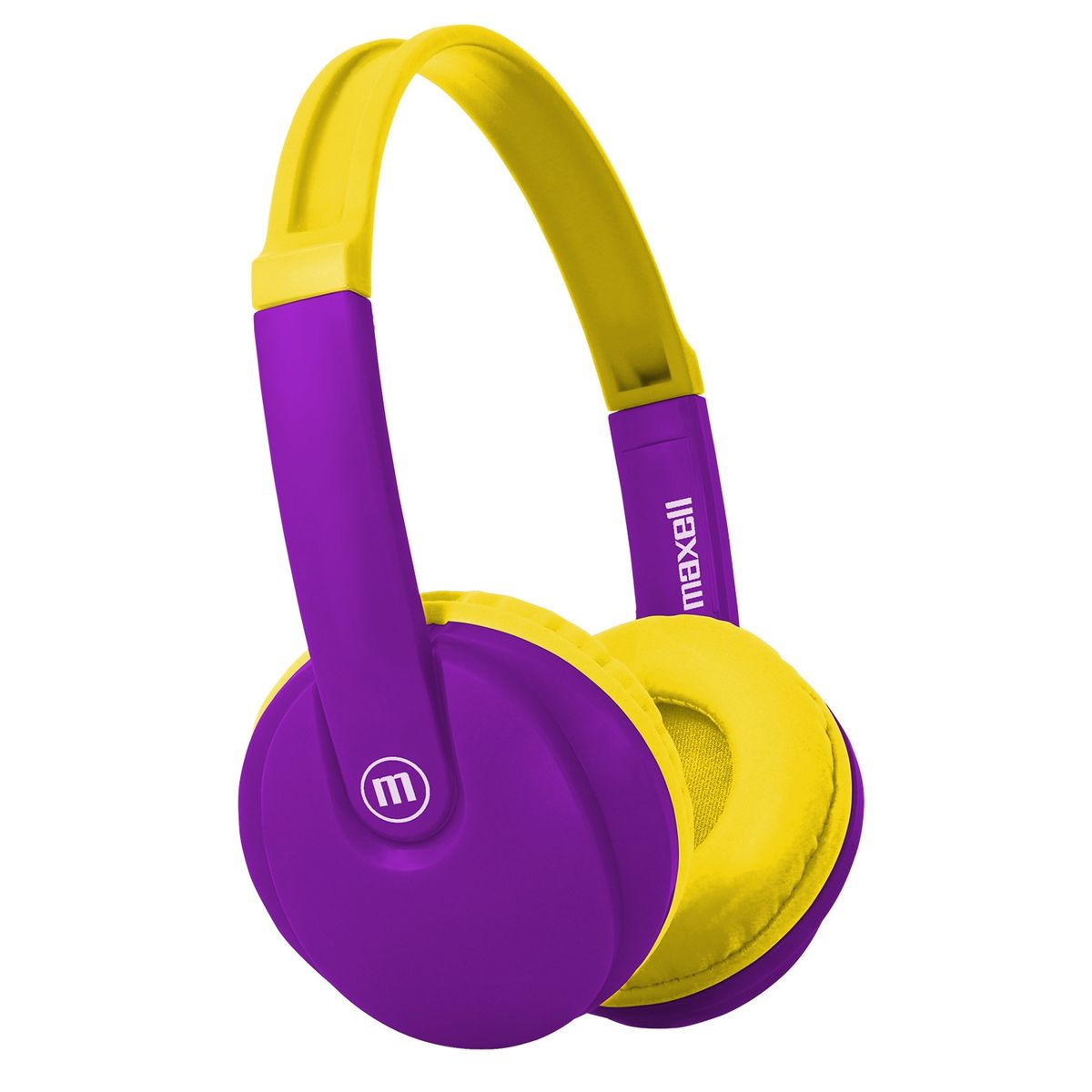 MAXELL - Audífonos Inalámbrico Niño Bluetooth BT-350 Amarillo Purpura