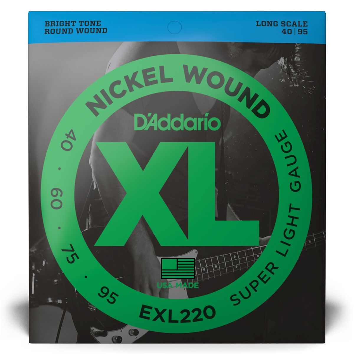 DADDARIO - Set Cuerdas Bajo Eléctrico 40-95 EXL220 Daddario