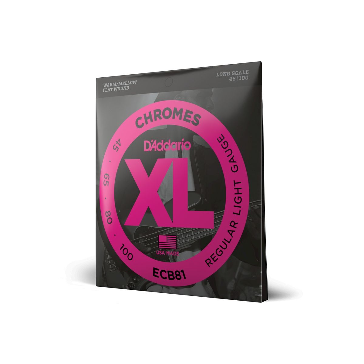 DADDARIO - Set Cuerdas Bajo Flat 45-100 Cromo ECB81 Daddario