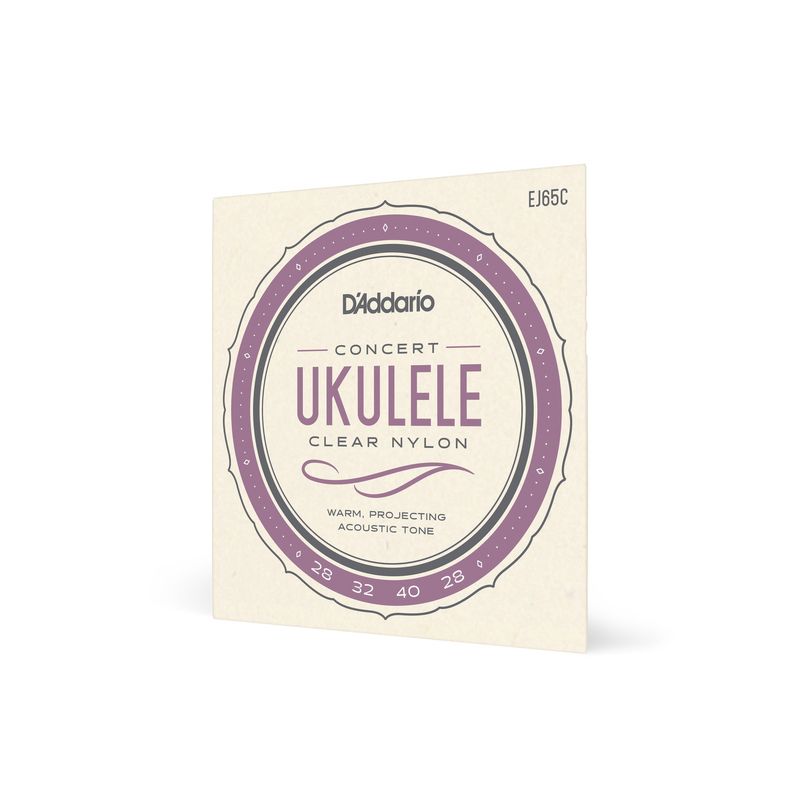DADDARIO - Set de cuerdas Ukelele Concert Clear EJ65C Daddario