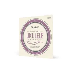 DADDARIO - Set de cuerdas Ukelele Concert Clear EJ65C