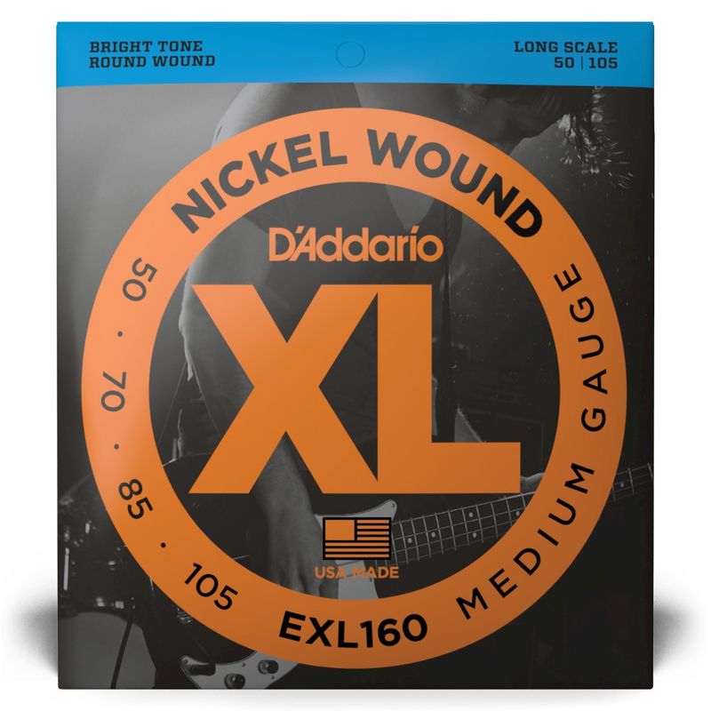 DADDARIO - Set Cuerdas Bajo Eléctrico 50-105 EXL160 Daddario