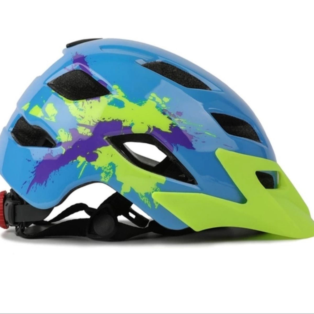 Casco Bicicleta Niños Exclusky Celeste Verde, marca GENERICO - Foto 2