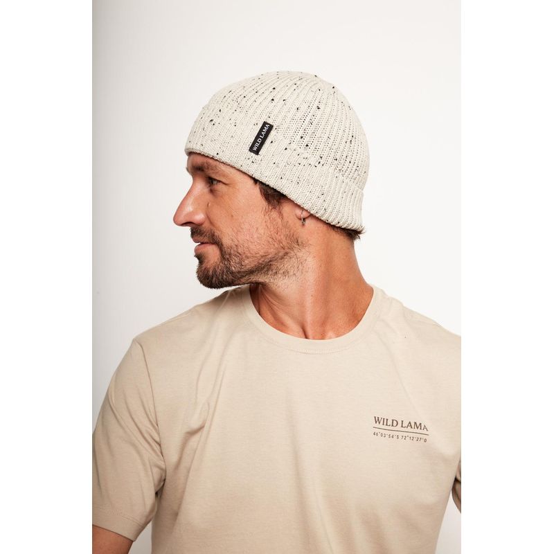 WILD LAMA - Gorro Bosco Reciclado Beige