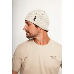 WILD LAMA - Gorro Bosco Reciclado Beige