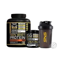 PACK PROTEINA 100% 5LBS CHOCOLATE + CREATINA 300gr+ SHAKER -