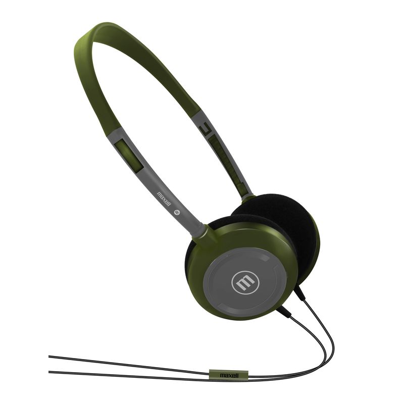 MAXELL - Audífonos Maxell HP-200 Ultra Livianos Olive