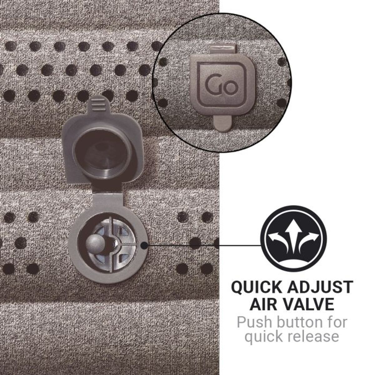 GO TRAVEL - ALMOHADA FUSION INFLABLE DUAL.-