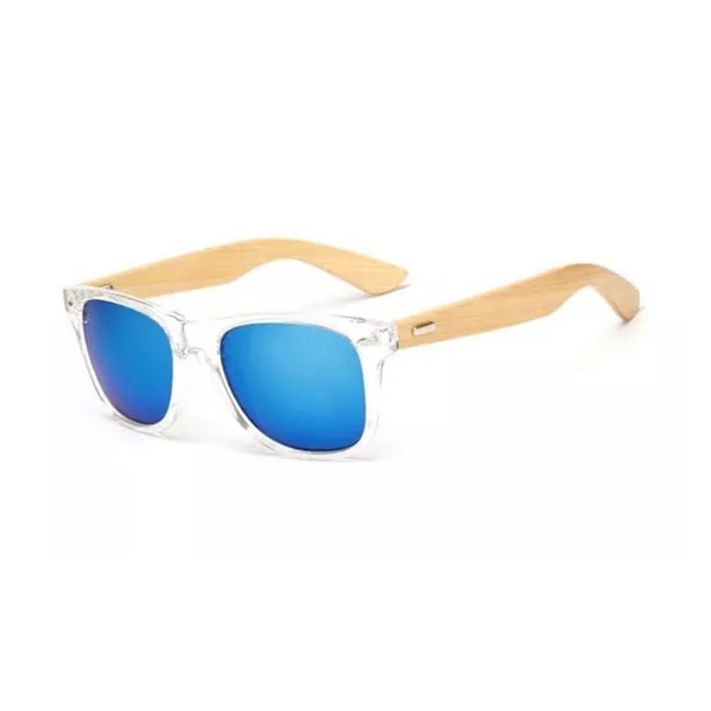 GENERICO - Lentes De Sol Gafas Hombre Mujer Anteojos Bambú Ruisimo 1501