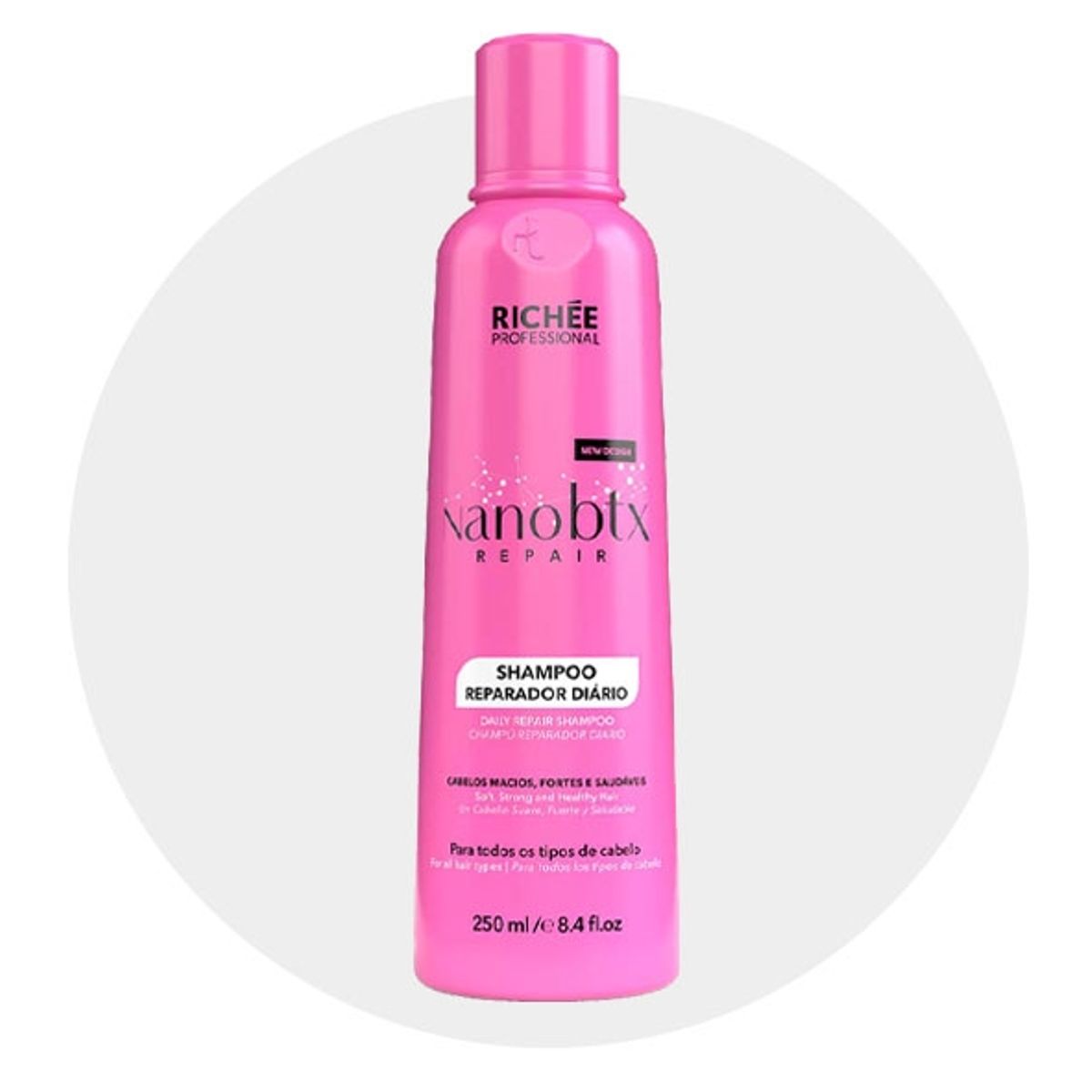 RICHEE PROFESIONNAL - Shampoo Nanobtx Reparador Diario 250ml Richee