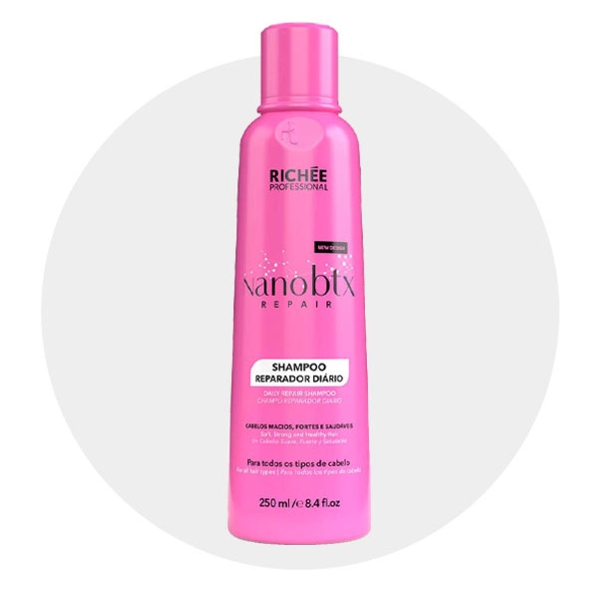 RICHEE PROFESIONNAL - Shampoo Nanobtx Reparador Diario 250ml Richee