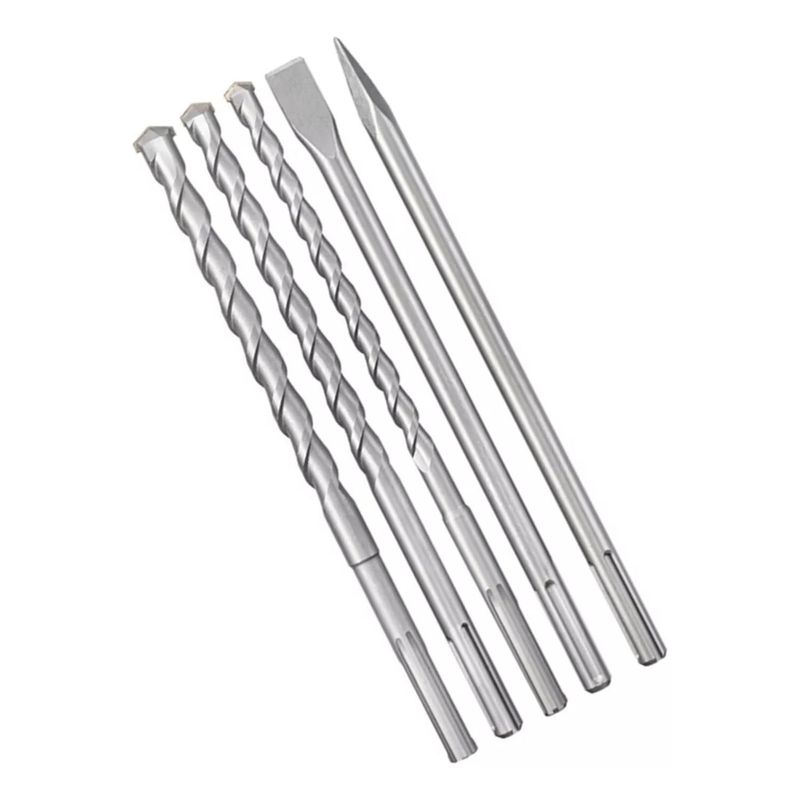 KWB - Set Juego De Broca Cincel P Rotomartillo Sds Max 5 Pcs Kwb
