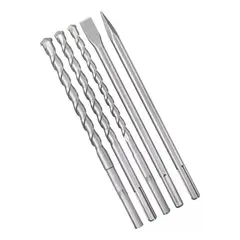 KWB - Set Juego De Broca Cincel P Rotomartillo Sds Max 5 Pcs