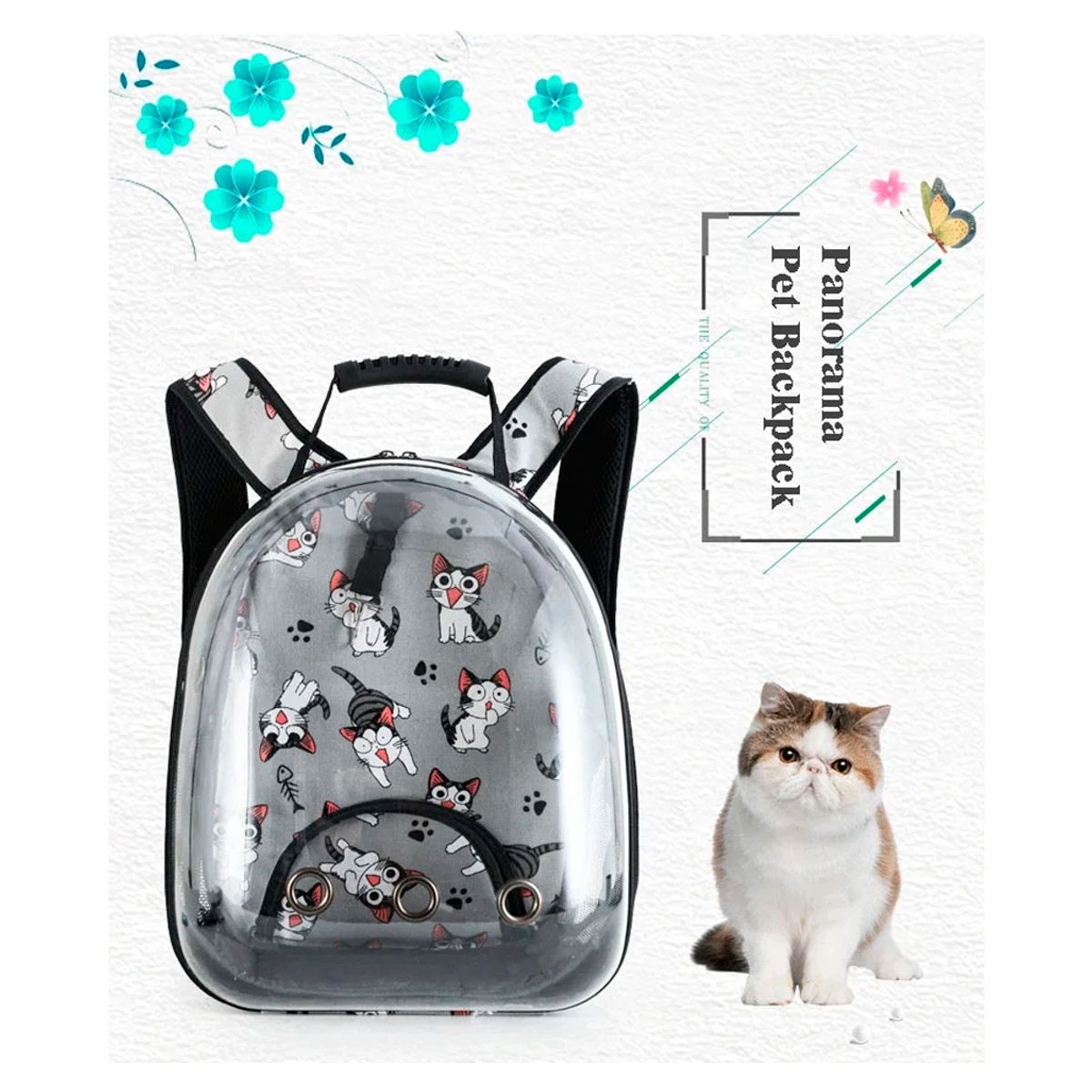 PET HEAD - Mochila De Transporte Para Gatos Y Perros