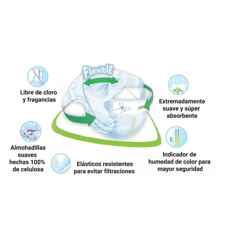 NATEEN - Pañal Nateen Premium XL 112 unidades