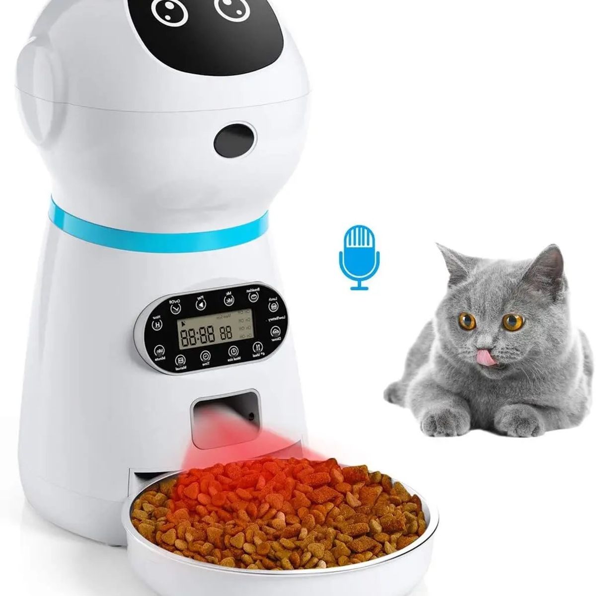 ACTUAL - Robot Alimentación Dispensador Automático Para Mascotas