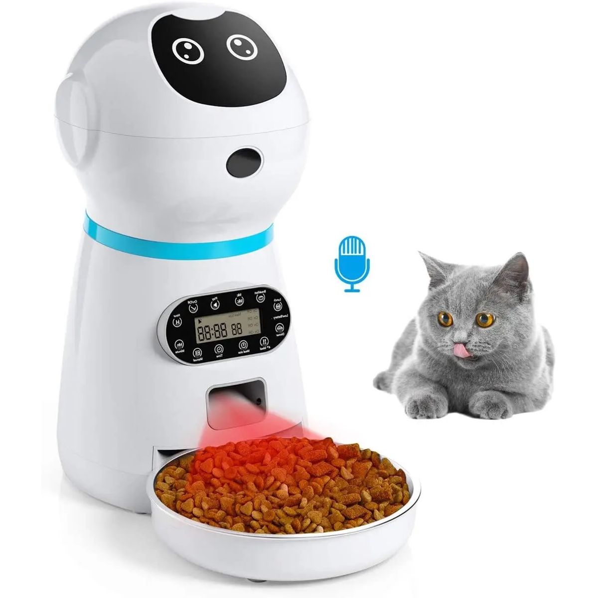 ACTUAL - Robot Alimentación Dispensador Automático Para Mascotas