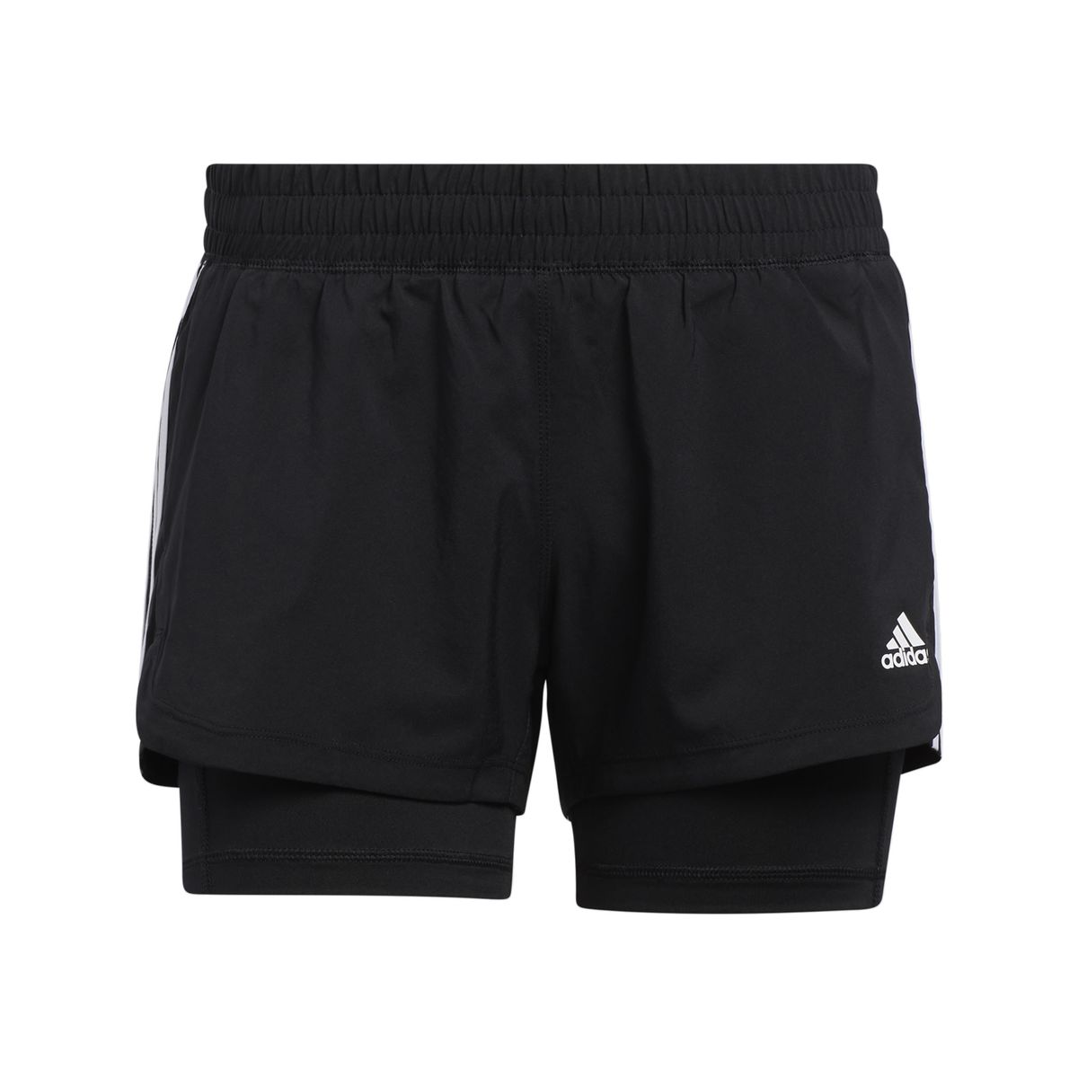 ADIDAS - Shorts Pacer Woven Two-In-One 3 Tiras