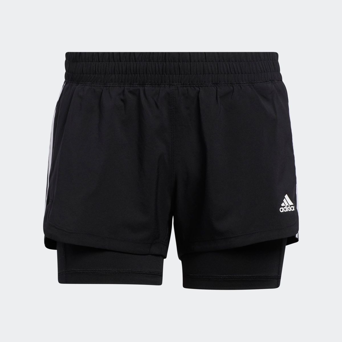 ADIDAS - Shorts Pacer Woven Two-In-One 3 Tiras