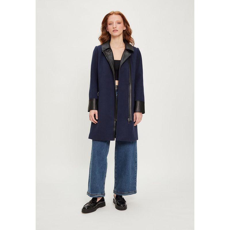 IO - Chaqueton Azul Marino Mujer Io