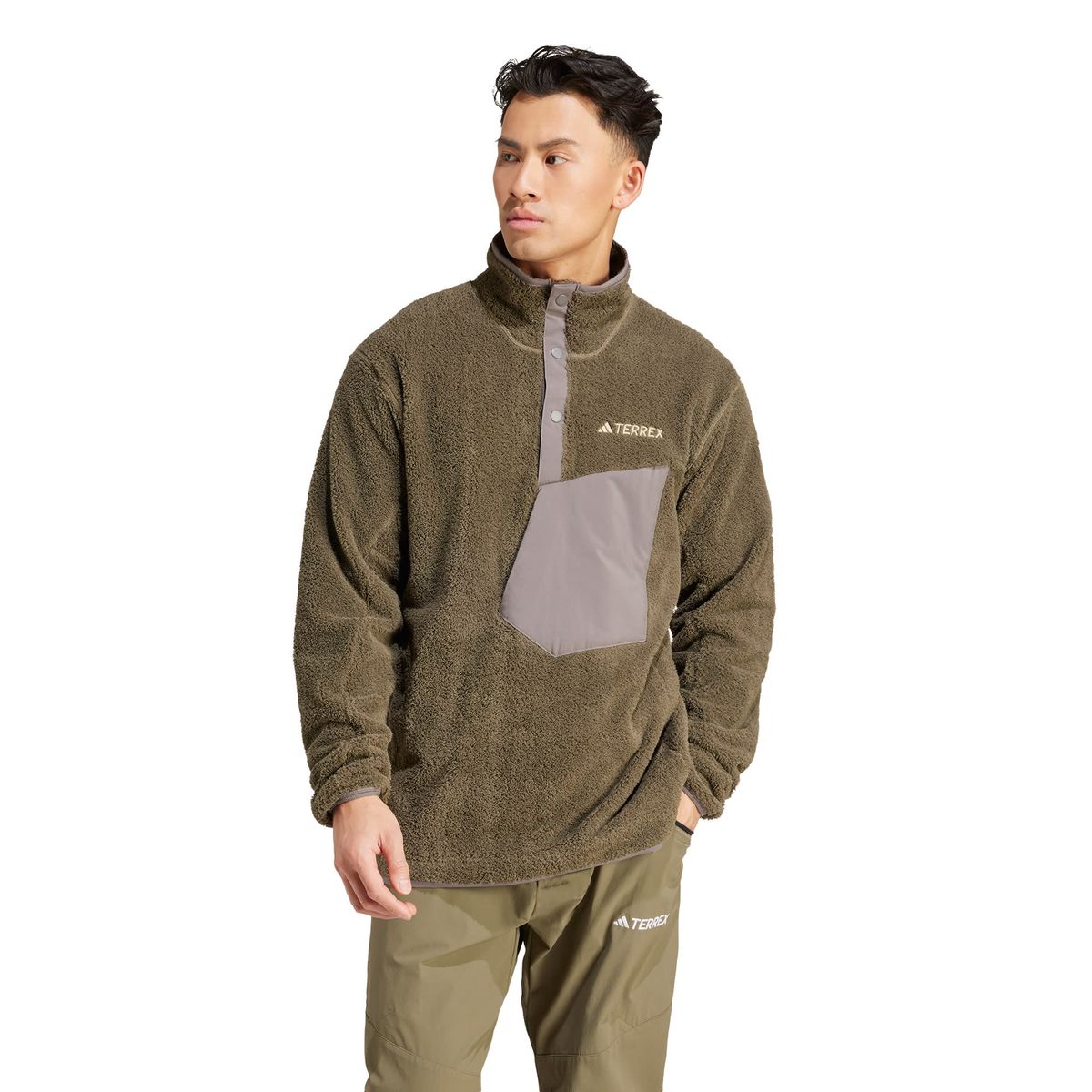 ADIDAS - Chaqueta Cierre Corto Terrex XPLORIC Tela Fleece Gruesa