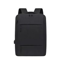 Mochila Notebook Oficina Impermeable USB Unisex Negro