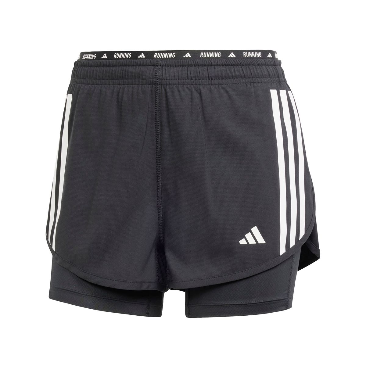 ADIDAS - Shorts Own the Run 3 Tiras 2 en 1