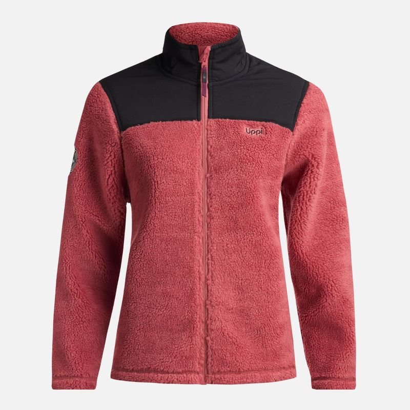 LIPPI - Chaqueta Mujer Glaciar Sherpa Pro Jacket Rosado Oscuro Lippi