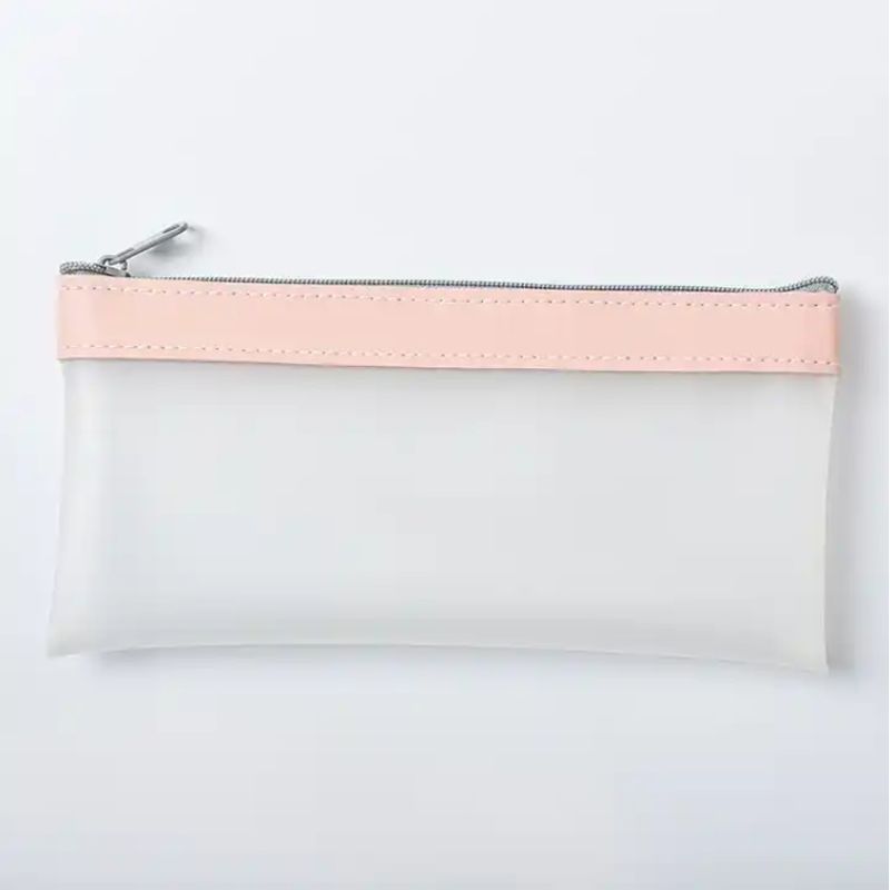 GENERICO - Estuche Para Lápices Transparente Modelo Nórdico - Rosado