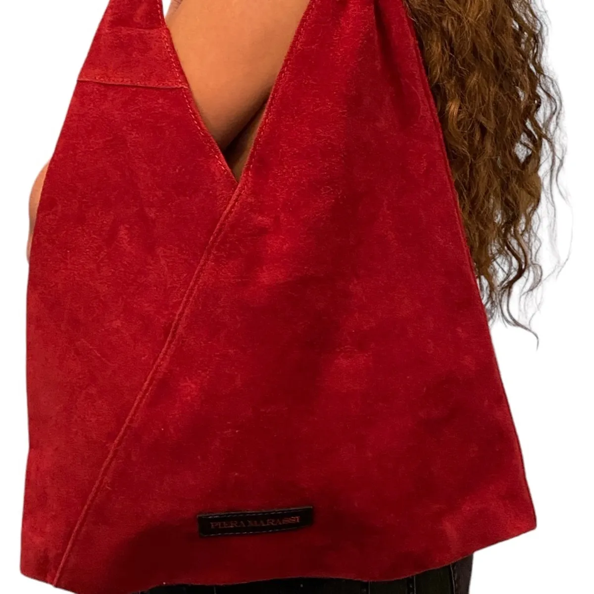 PIERA MARASSI - Cartera Piera Marassi cuero natural genuino Modelo Allegra