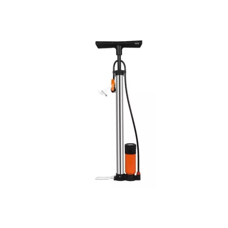 GENERICO - Bombin Bicicleta Profesional Inflador Balon Medidor Presion