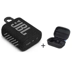 JBL - Parlante Inalámbrico Bluetooth Go 3 Negro + paquete de protección