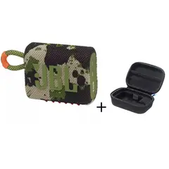 JBL - Parlante Inalámbrico Bluetooth Go 3 camuflaje + paquete protección