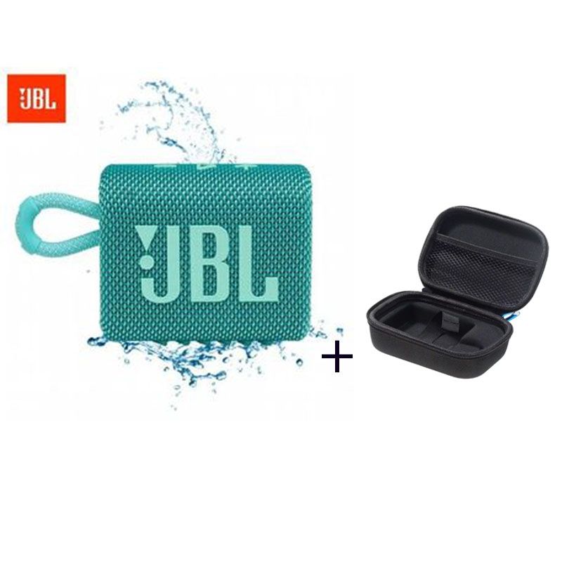 JBL - Parlante Inalámbrico Bluetooth Go 3 JBL verde + paquete protección