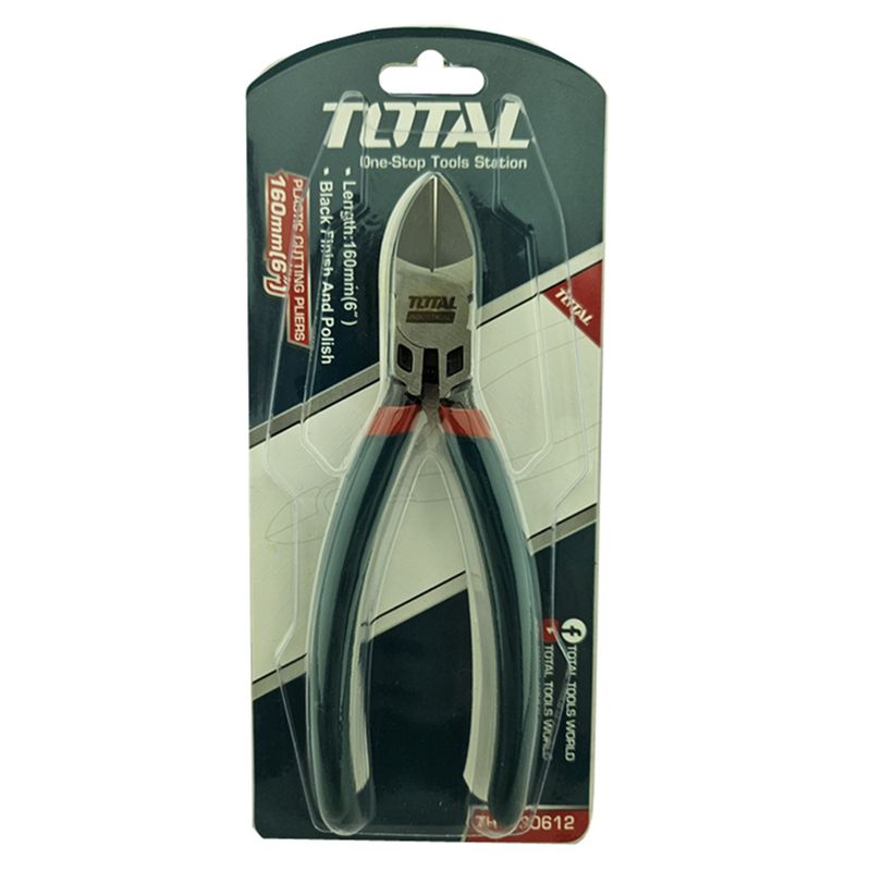 TOTAL TOOLS - Alicate Cortante Corte Diagonal 6 Pulgadas Total Tht230612