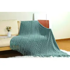 GENERICO - Manta Decorativa Muebles Hogar Living - Dormitorio