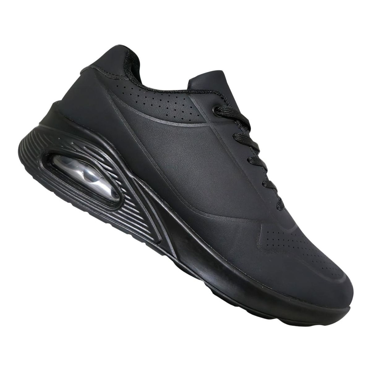 GENERICO - Zapatilla Deportiva Unisex Temporada Escolar Negro 7032
