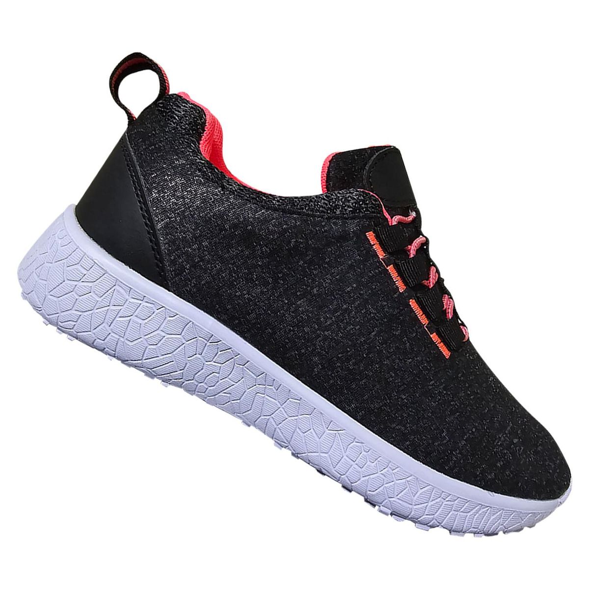 GENERICO - Zapatilla Mujer Comoda Con Ajuste Elastico Sport Negro 7507…