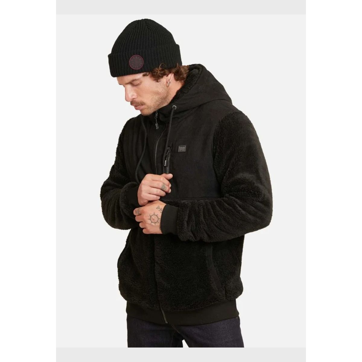 MAUI AND SONS - Poleron Orion Rw Negro Hombre Maui And Sons